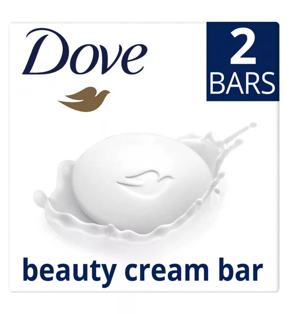 Dove Original Beauty Bar Soap for Softer, Smoother, Healthier-Looking Skin 2 X 90 G