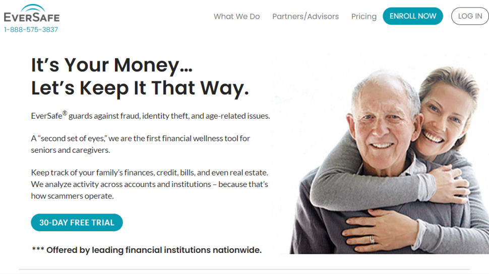 Website screenshot for Eversafe