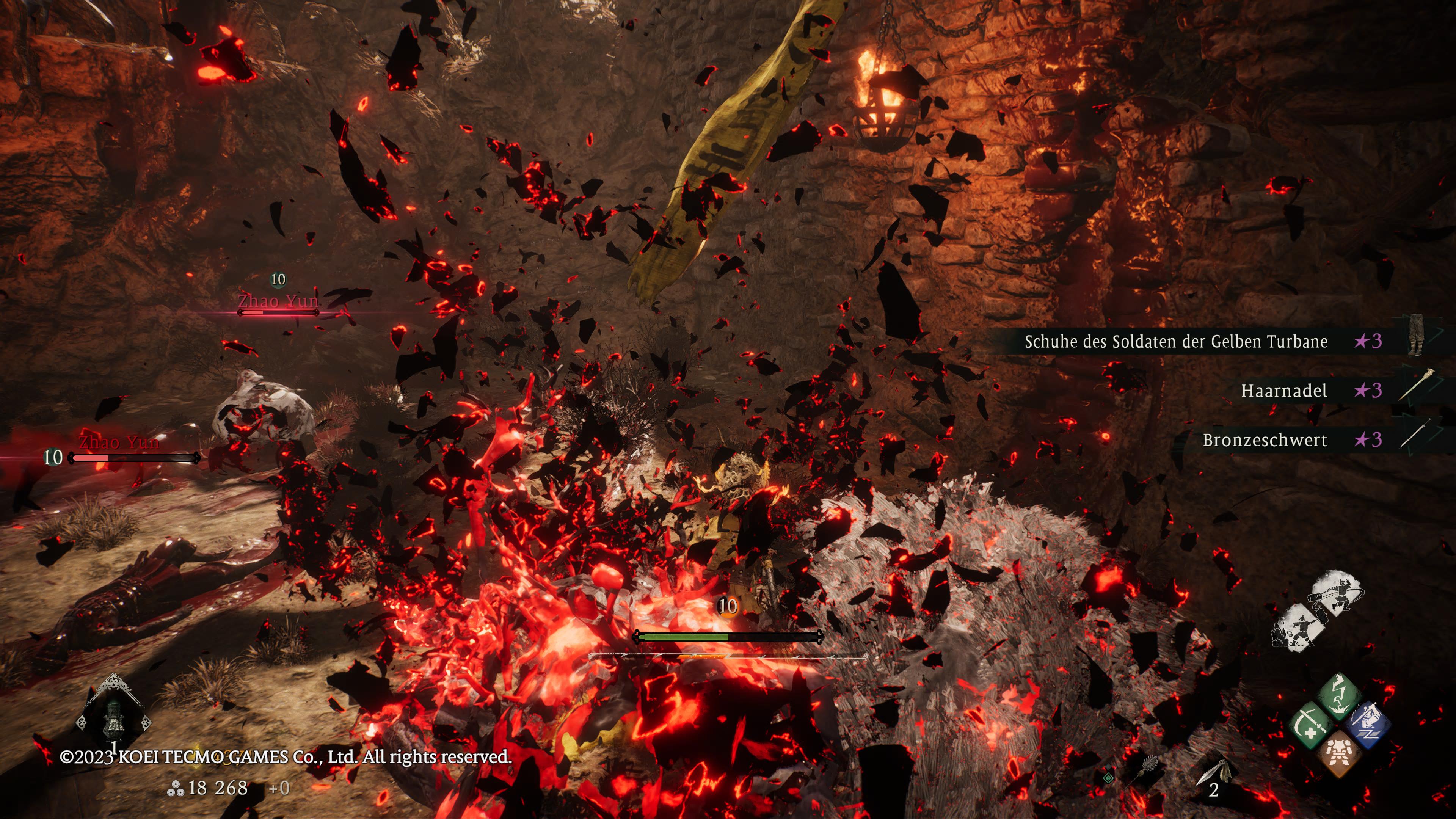 Wo Long: Fallen Dynasty ist manchmal etwas überladen