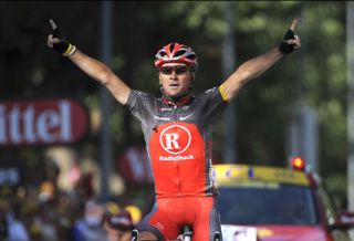 Sergio Paulinho wins, Tour de France 2010, stage 10