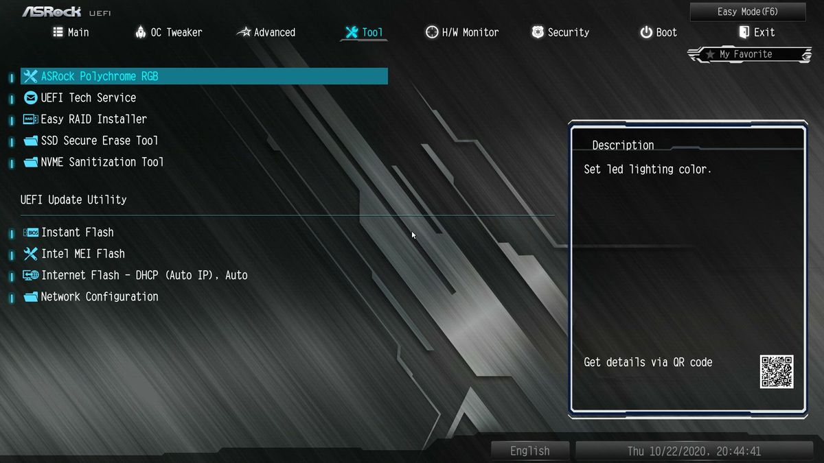 ASRock Z490M Pro4 BIOS