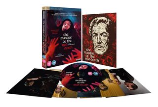 The cover and contents of the Masque of the Red Death Blu-ray.