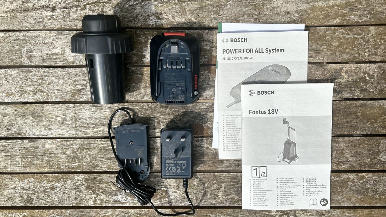 Bosch Cordless Outdoor Pressure Washer Fontus 18V