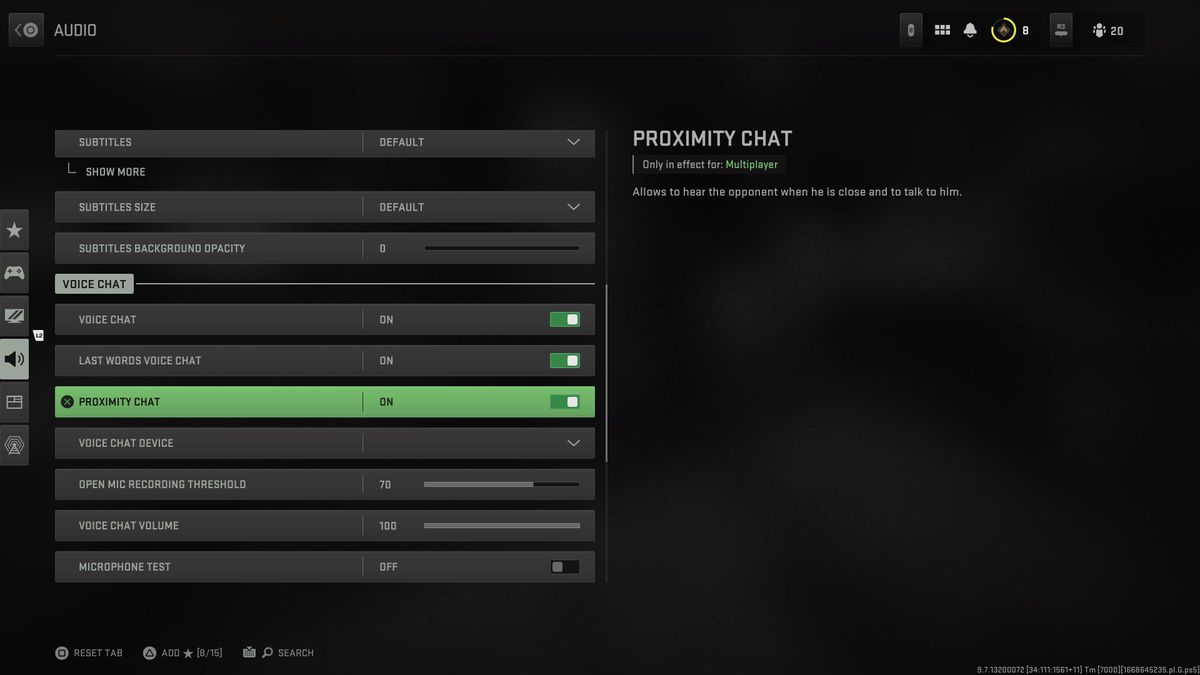 how to switch to game chat on ps5 warzone