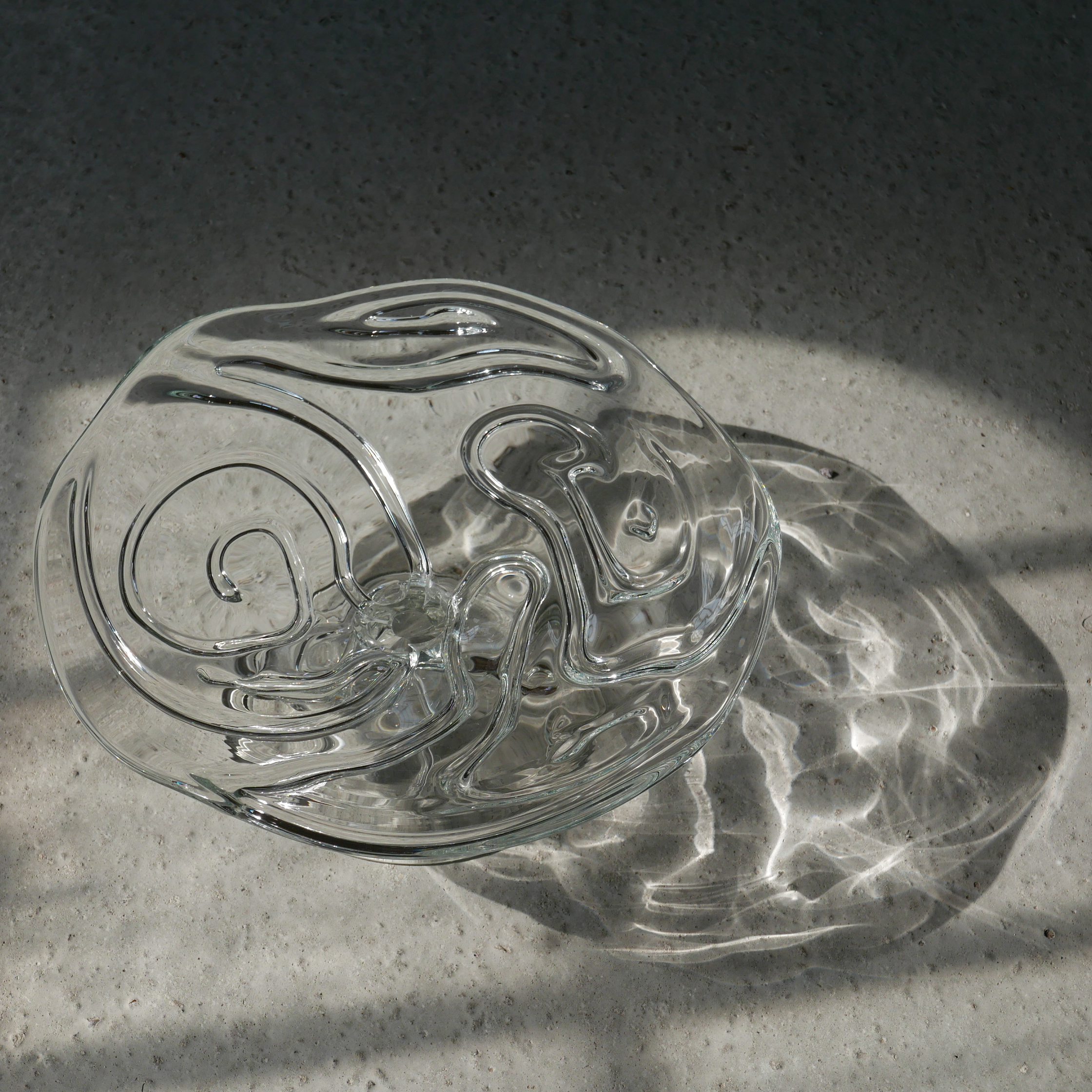 Silje Lindrup works in glass