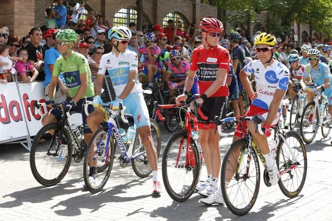 Chris Horner (RadioShack) rides into Madrid in red