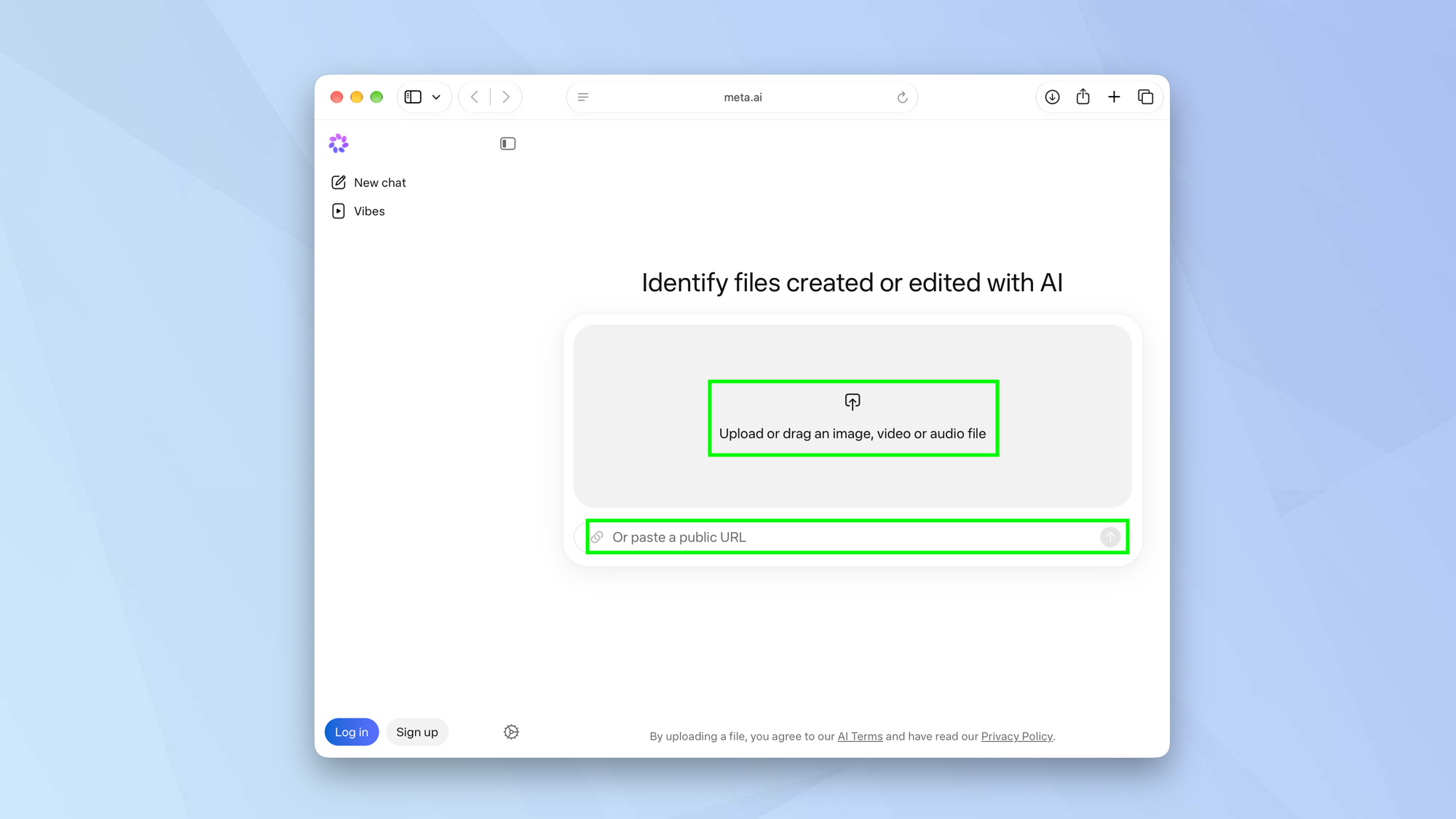 Find out if images have been created by Meta AI