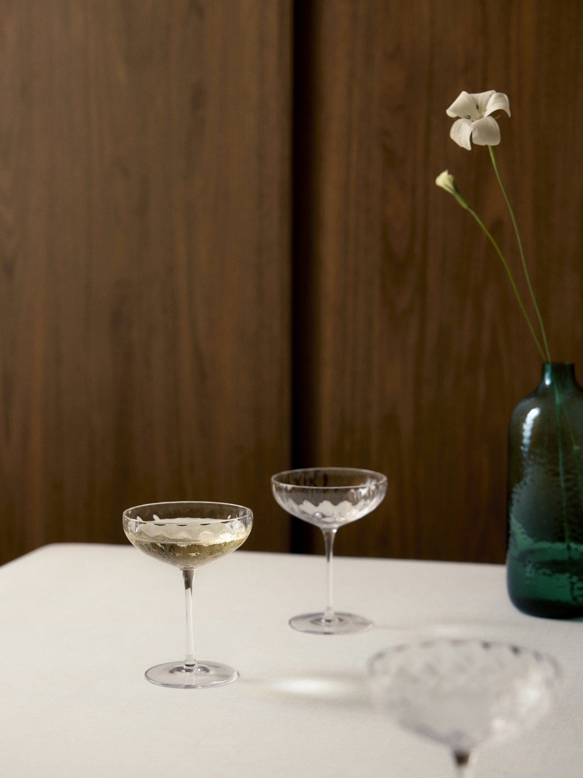 Westwing I Victoria Beckham, Mouth-Blown Champagne Coupes Aubrey, Set of 4