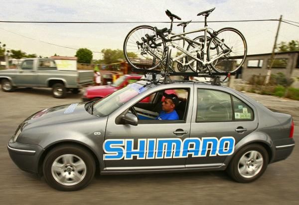 Shimano are in charge of neutral service at the tour
