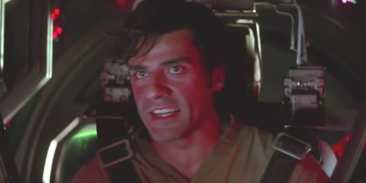 Poe Dameron in The Force Awakens