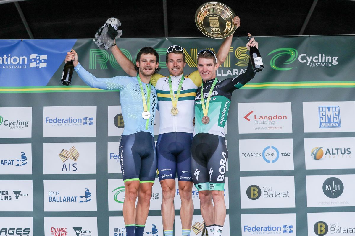 The top three (L-R) Tristan Ward, Brenton Jones, Jay McCarthy