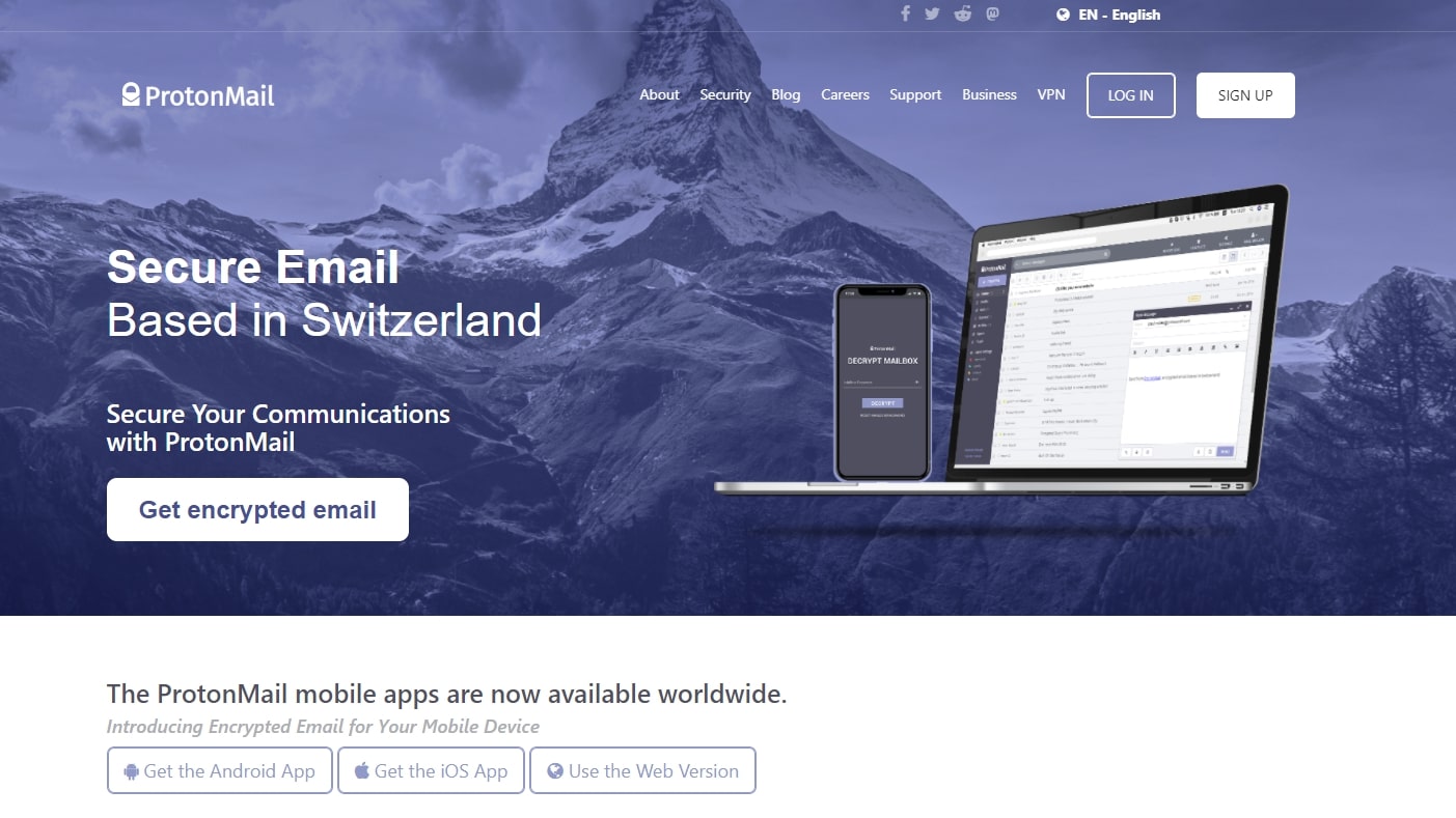 best secure email provider
