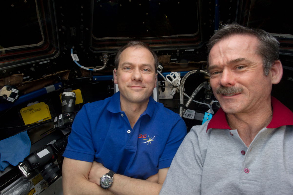 Chris Hadfield and Tom Marshburn