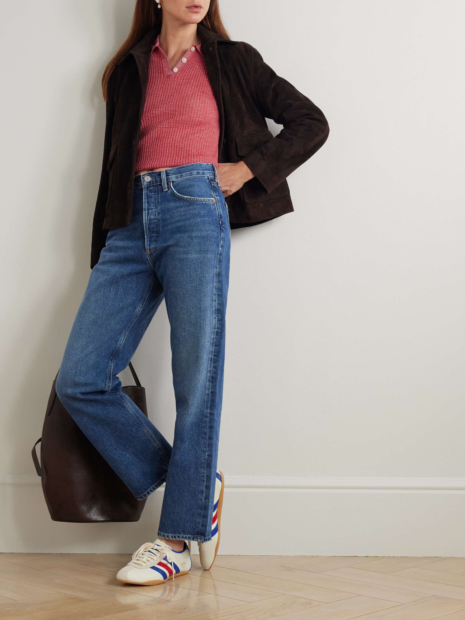 90's Regenerative Mid-Rise Straight-Leg Jeans