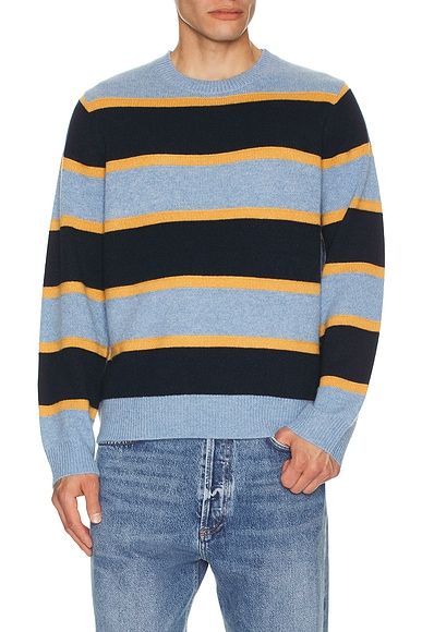 Stripe Crew Neck Sweater