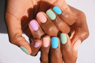 bright pastels matte