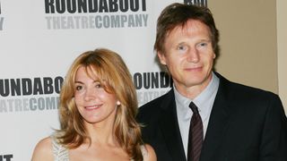 Liam Neeson and Natasha Richardson attend the Roundabout Theatre Company's Spring Gala
