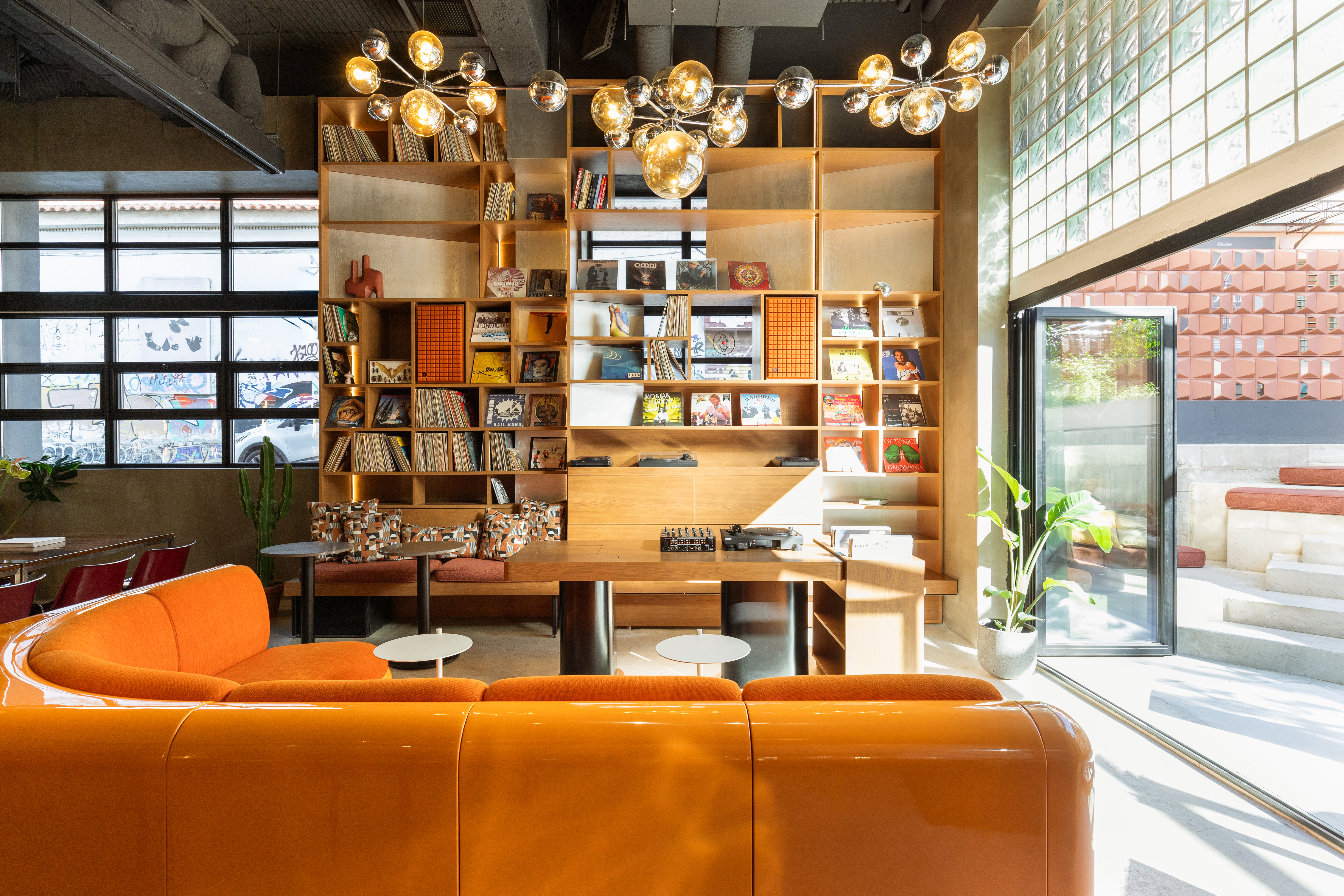 The common space at Okupa Athens