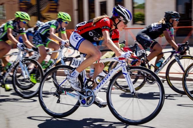Marra Abbott (UnitedHealthcare) goes into the final stage holding onto the leaders jersey.