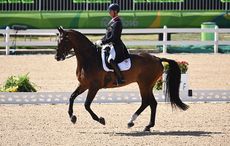 Carl Hester riding Nip Tuck at the Rio Olympics