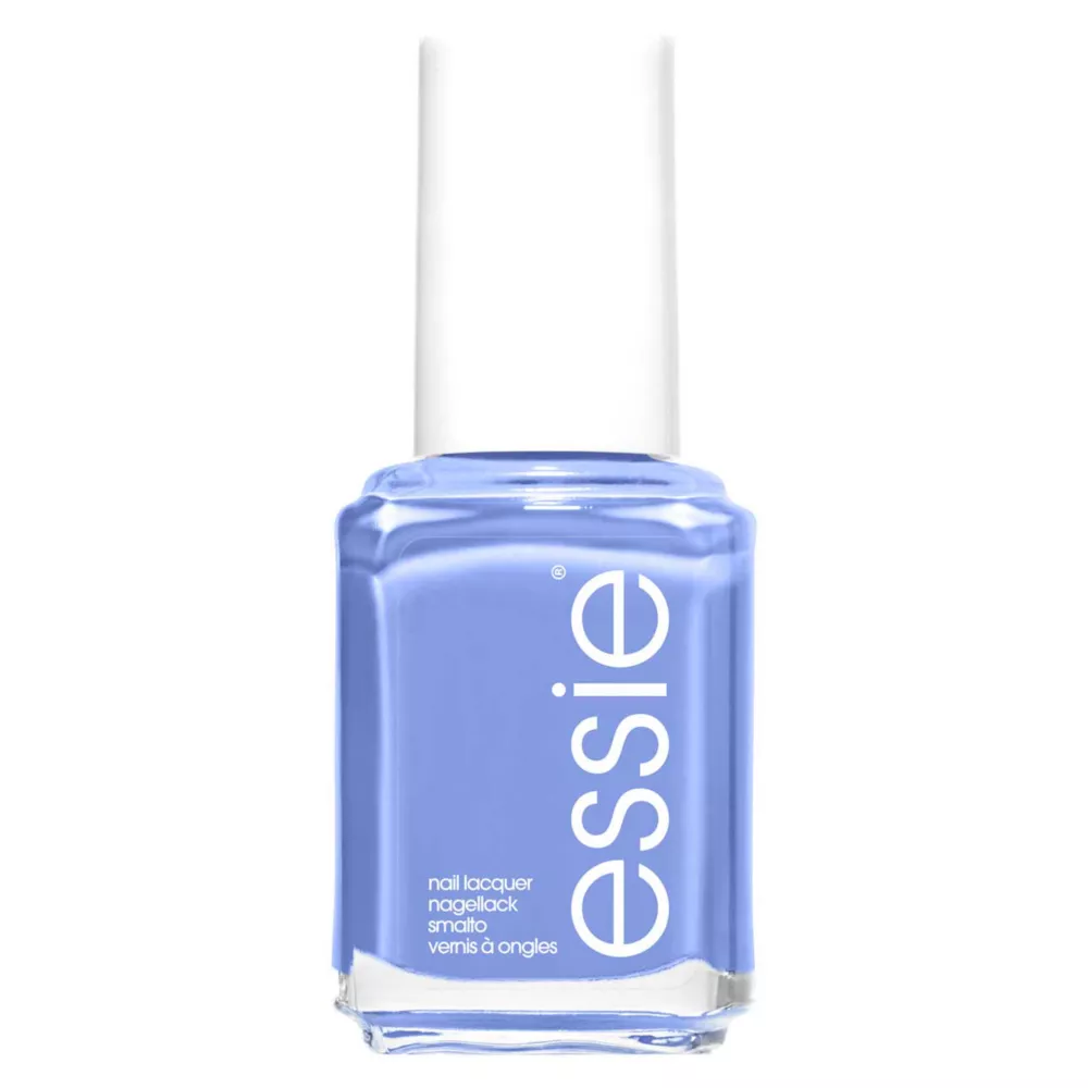 Essie Nail Polish 219 Bikini so Teeny Cornflower Blue Colour, Original High Shine and High Coverage Nail Polish 13.5 Ml