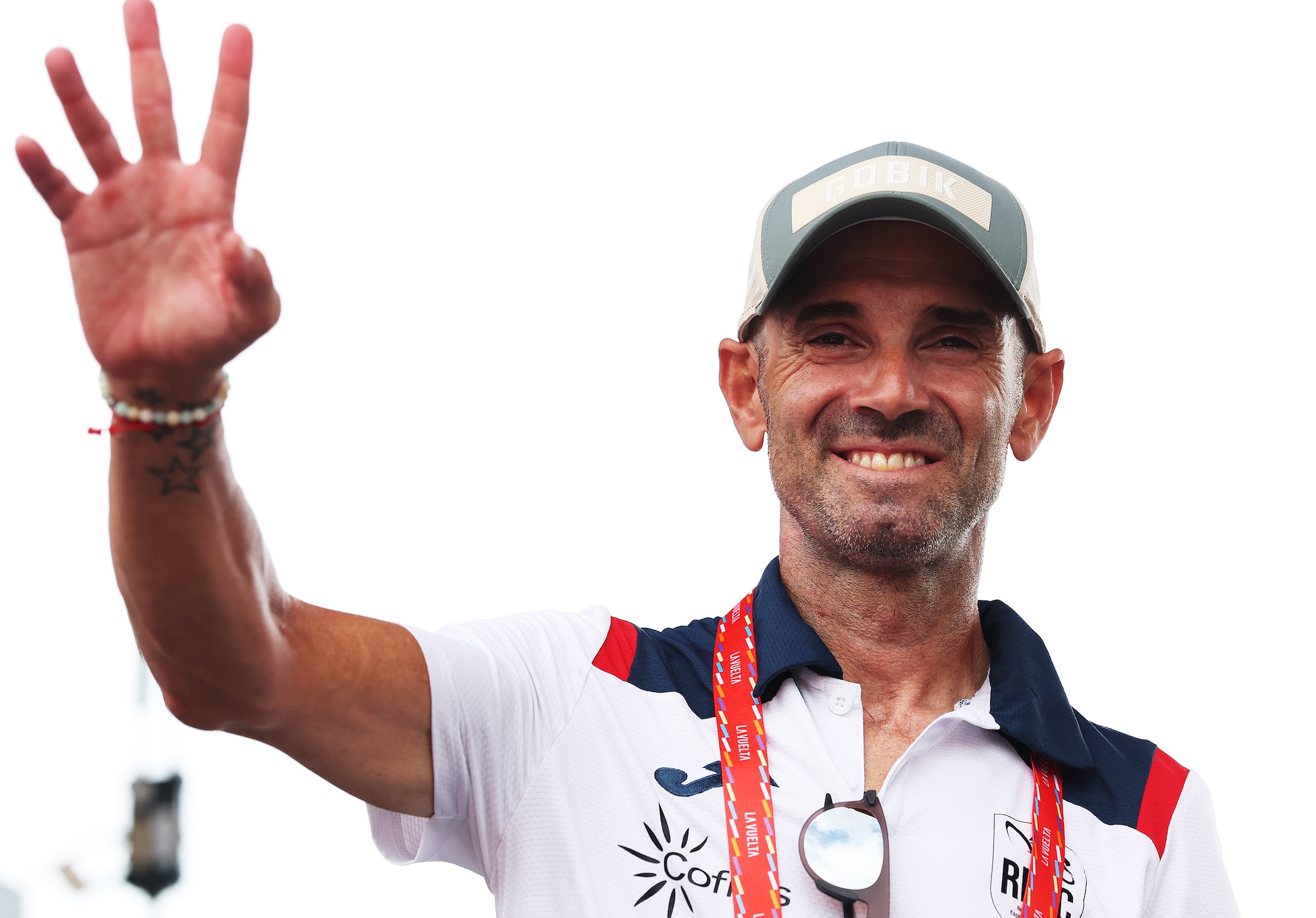 Men's elite road cycling national coach for Spain, Alejandro Valverde attended stage 11 of the Vuelta a Espa&ntilde;a