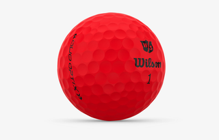 Wilson Duo Optix golf ball - red