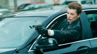 In 'The Rookies,' Milla Jovovich stars as Special Agent Bruce, who recruits an extreme-sports athlete (Talu Wang) to join a shadowy organization dedicated to fighting crime.