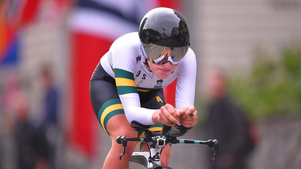 Madeleine Fasnacht rides to bronze in the junior women's time trial