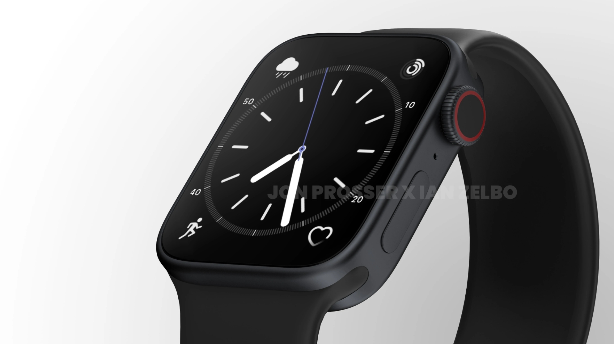 An unofficial render of the Apple Watch 8