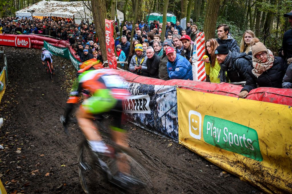 The fast downhill section was a fan favourite position