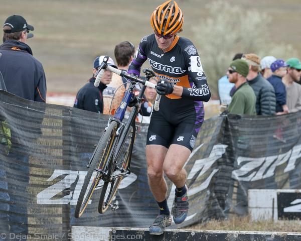Barry Wicks (Kona) may be feeling the strain of todays race