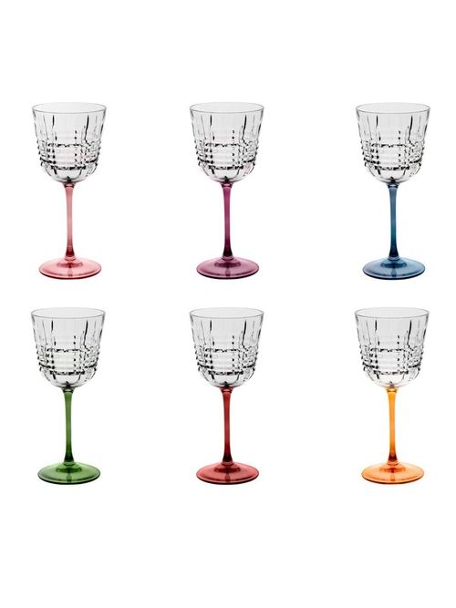 CREART Incontro Set of 6 Water Stem Glasses