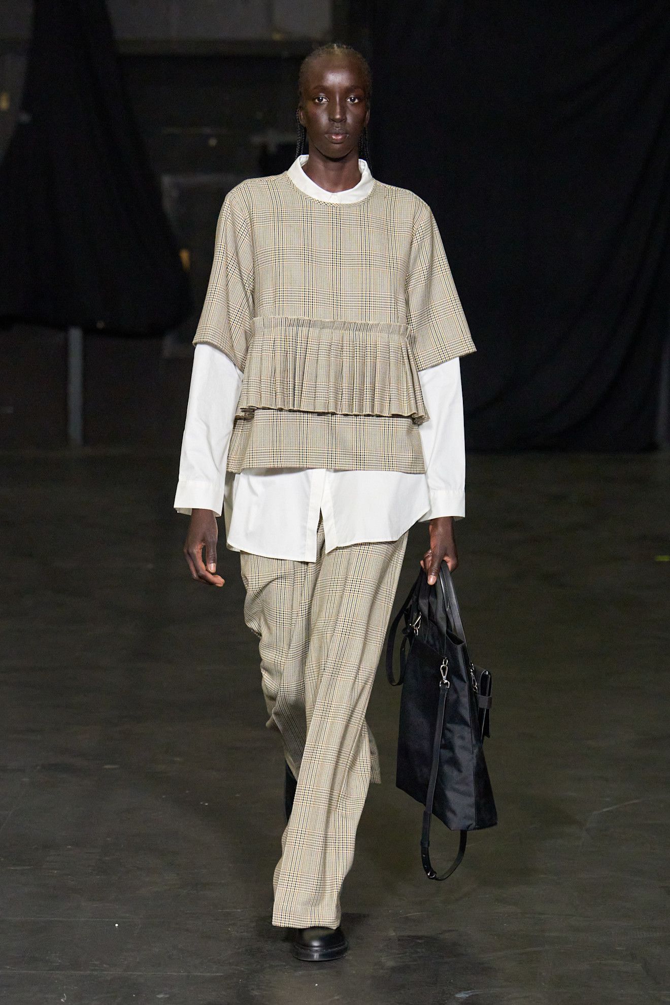 Model walks the Stel runway at Copenhagen Fashion Week Spring Summer 2026