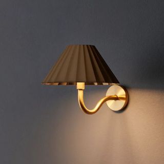 gold wall light