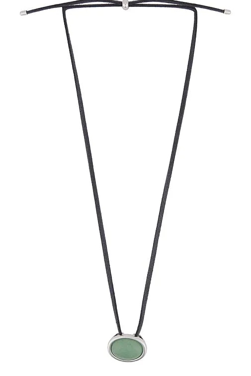 Sunset Stone Cord Necklace