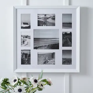 9 Aperture Wood Photo Frame | Photo Frames | the White Company