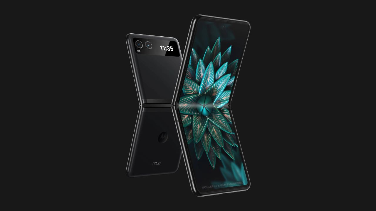 Leaked render of the Motorola Razr Lite 2023