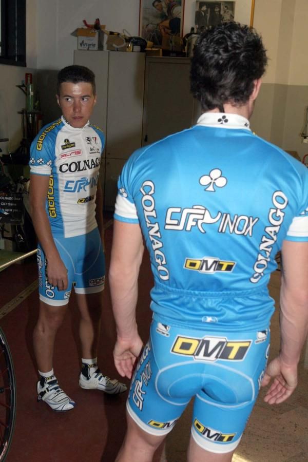 Domenico Pozzivivo and teammate Mattia Gavazzi