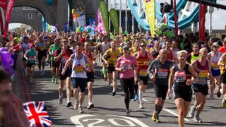 London Marathon runners 