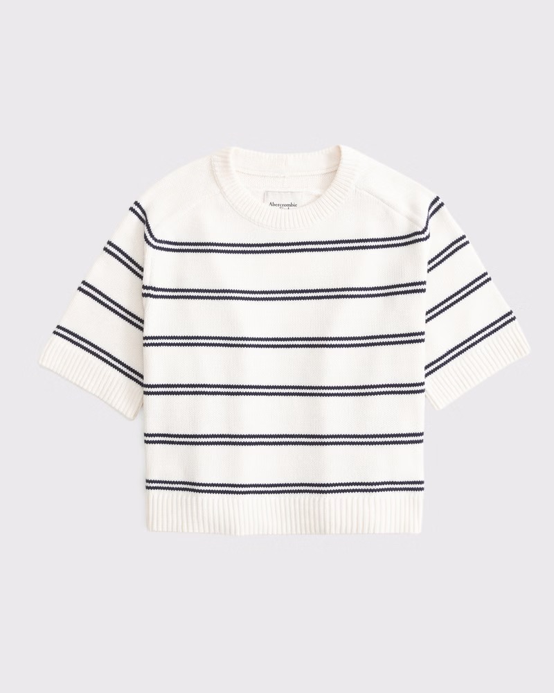 Abercrombie & Fitch, The A&F Madeline Crew Sweater Tee