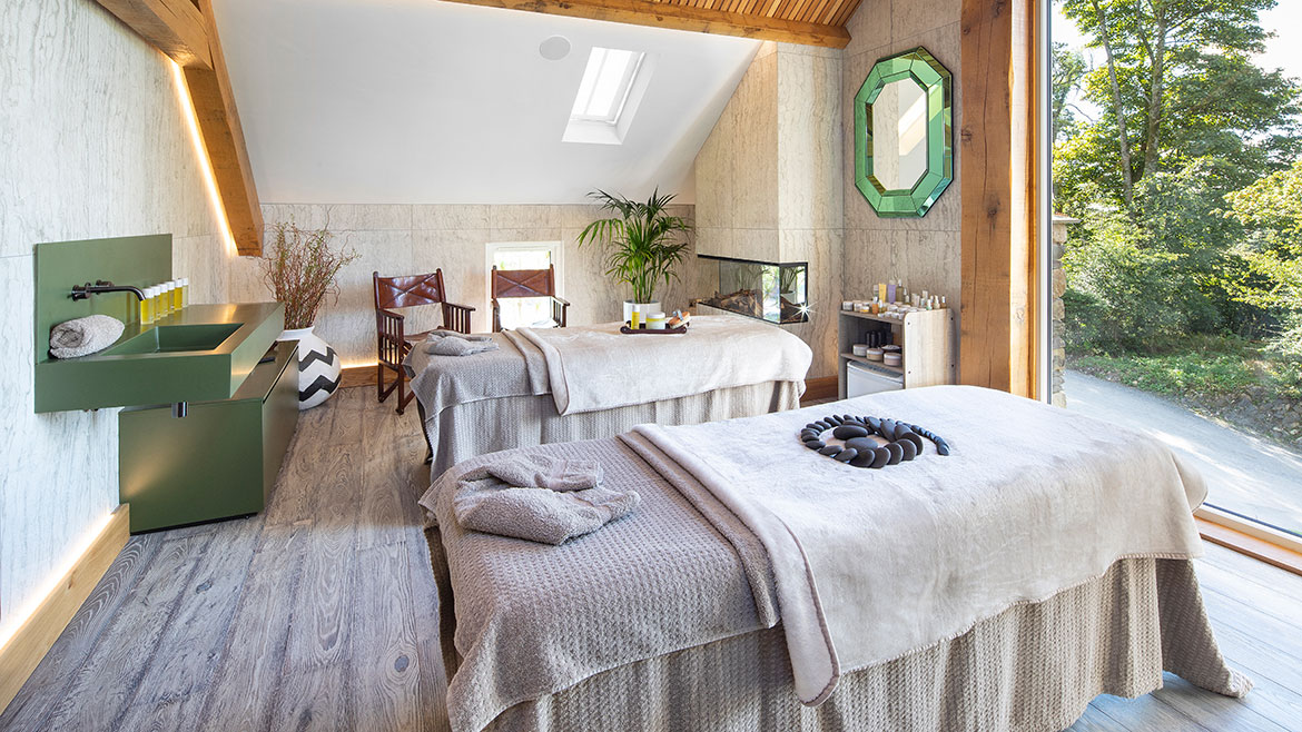 Spa treatment room at Gilpin Hotel & Lakehouse