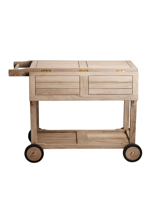 Outdoor Teak Trolley