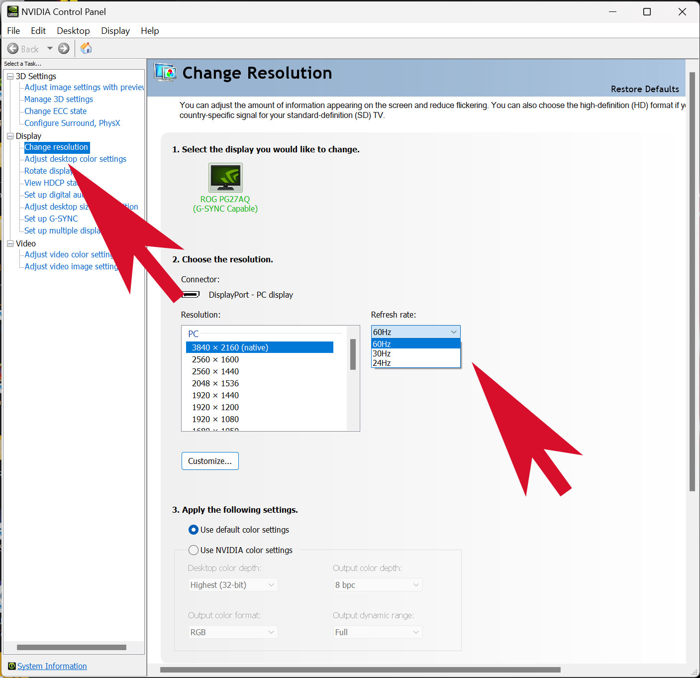 Cómo verificar la frecuencia de actualización de su monitor