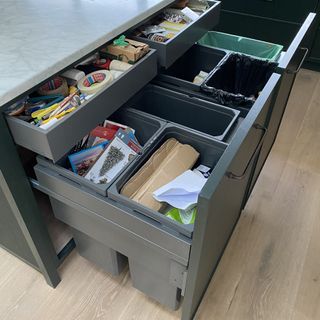 recycling kitchen drawers