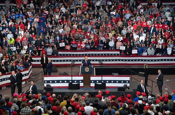 Trump&amp;#039;s Jan. 30 rally in Iowa.