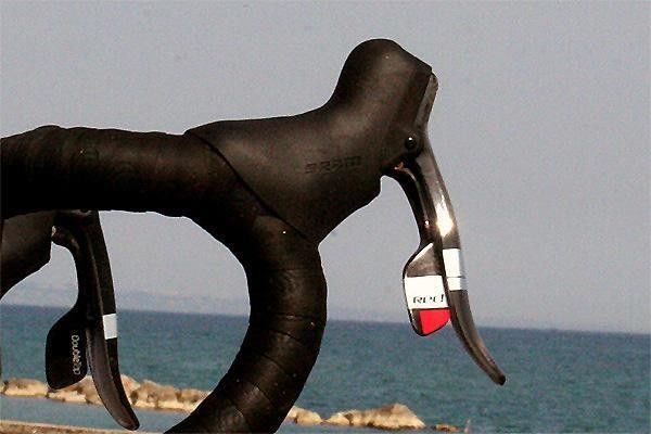 The flat top of the hood provides a comfortable perch on which Contador can rest his hands.