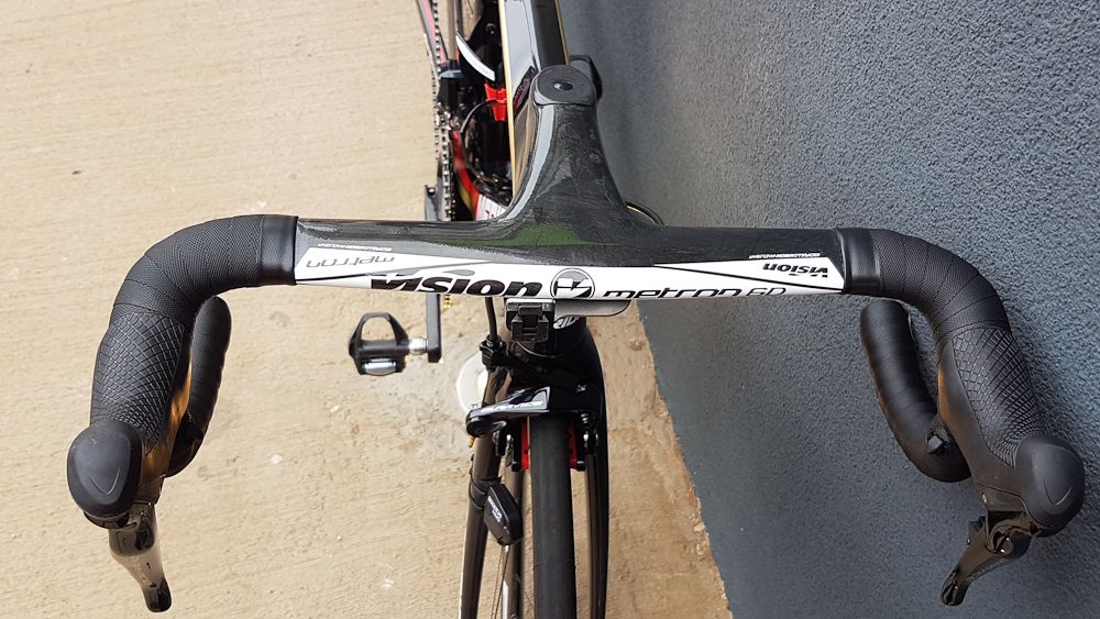 A birds-eye view of Colbrelli's cockpit