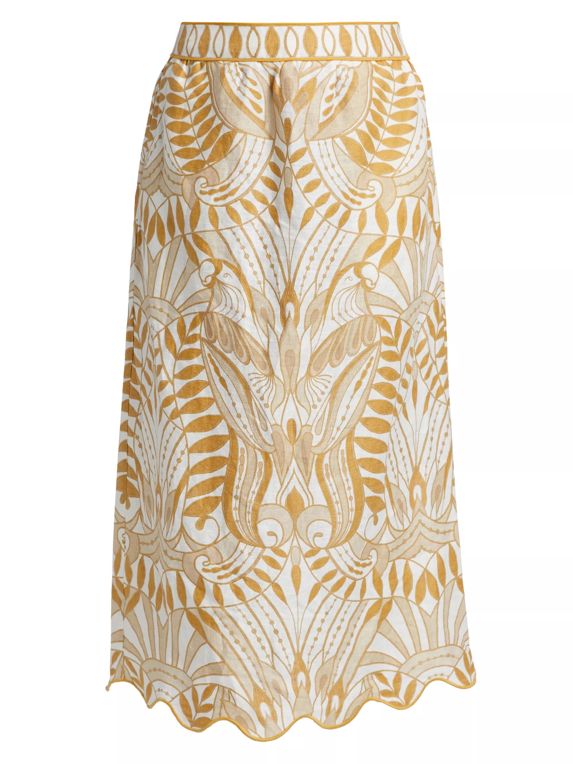 Lace Nature Midi-Skirt