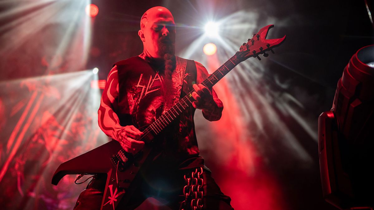 Kerry King onstage with Slayer